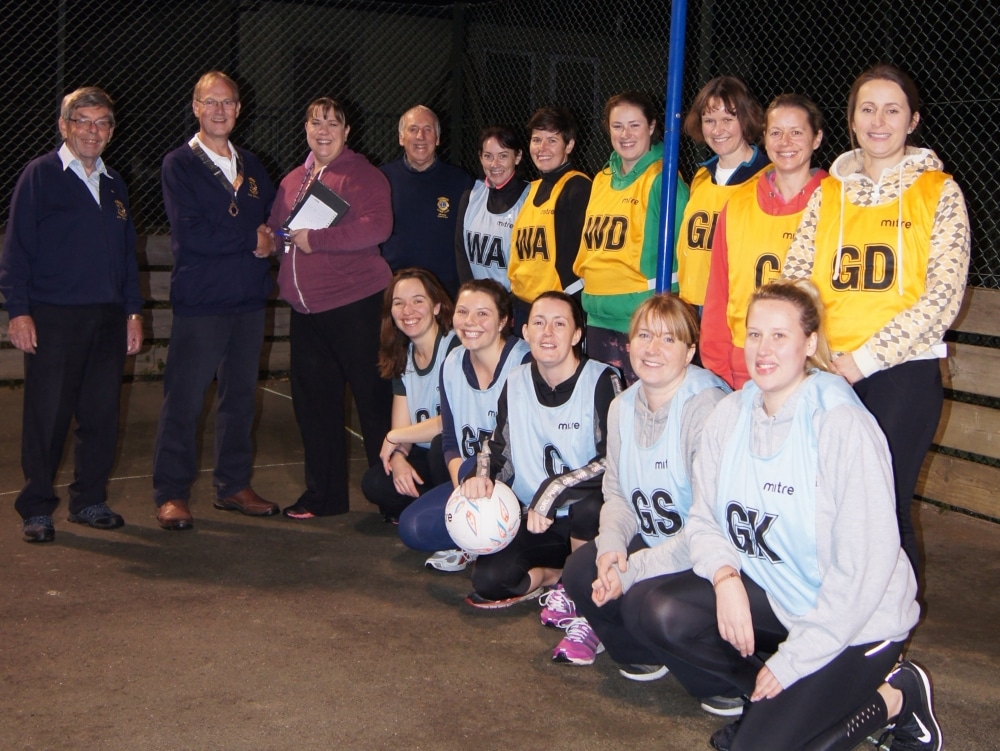 Netballers are bouncing after Tonbridge Lions transform court